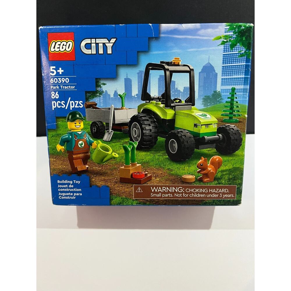 Lego City Park Tractor Set 60390 Retired still in box